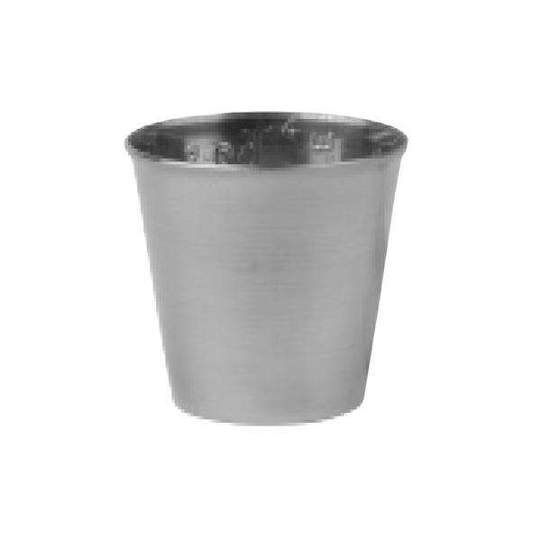 Cup Medicine Metal 2 oz Stainless Finish Each